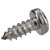 R-TECH 337126 Pozi Pan Head Self-Tapping A2 S/St Screws No.6 3/8in 9.5mm - Pk100