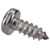 R-TECH 337126 Pozi Pan Head Self-Tapping A2 S/St Screws No.6 3/8in 9.5mm - Pk100