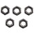 R-TECH 337174 A2 Stainless Steel Hex Nut M3.5 - Pack of 100