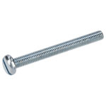 R-TECH 337183 Slotted Pan Head Machine Screws BZP M4 40mm - Pack Of 100