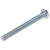 R-TECH 337183 Slotted Pan Head Machine Screws BZP M4 40mm - Pack Of 100