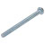 R-TECH 337184 Slotted Pan Head Machine Screws BZP M4 50mm - Pack Of 100