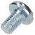 R-TECH 337185 Slotted Pan Head Machine Screws BZP M5 8mm - Pack Of 100