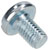 R-TECH 337185 Slotted Pan Head Machine Screws BZP M5 8mm - Pack Of 100