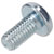 R-TECH 337187 Slotted Pan Head Machine Screws BZP M5 10mm - Pack Of 100