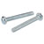 R-TECH 337188 Slotted Pan Head Machine Screws BZP M5 40mm - Pack Of 100