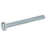 R-TECH 337189 Slotted Pan Head Machine Screws BZP M5 50mm - Pack Of 100