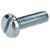 R-TECH 337193 Slotted Pan Head Machine Screws BZP M6 20mm - Pack Of 100