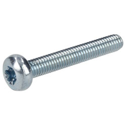 R-TECH 337212 Pan Head Recess T Drive Machine Screws M3 20mm T20 - Pack Of 100