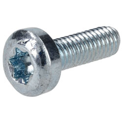 R-TECH 337214 Pan Head Recess T Drive Machine Screws M4 12mm T20 - Pack Of 100