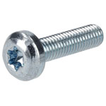 R-TECH 337217 Pan Head Recess T Drive Machine Screws M5 20mm T25 - Pack Of 100