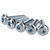 R-TECH 337217 Pan Head Recess T Drive Machine Screws M5 20mm T25 - Pack Of 100