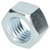R-TECH 337226 1/2 UNF Hex Full Nut Steel BZP - Pack of 100