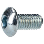 R-TECH 337330 M3 X 6 Hex Socket Button Screws Steel BZP - Pack Of 100