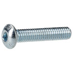 R-TECH 337339 M4 X 20 Hex Socket Button Screws Steel BZP - Pack Of 100