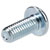 R-TECH 337343 M5 X 12 Hex Socket Button Screws Steel BZP - Pack Of 100