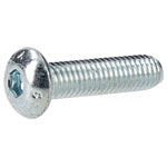 R-TECH 337345 M5 X 20 Hex Socket Button Screws Steel BZP - Pack Of 100