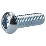 R-TECH 337352 M6 X 20 Hex Socket Button Screws Steel BZP - Pack Of 100
