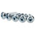 R-TECH 337353 M6 X 25 Hex Socket Button Screws Steel BZP - Pack Of 100