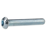 R-TECH 337356 M6 X 40 Hex Socket Button Screws Steel BZP - Pack Of 100