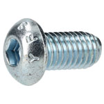 R-TECH 337359 M8 X 16 Hex Socket Button Screws Steel BZP - Pack Of 50