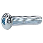 R-TECH 337361 M8 X 35 Hex Socket Button Screws Steel BZP - Pack Of 50