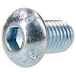 R-TECH 337362 M10 X 16 Hex Socket Button Screws Steel BZP