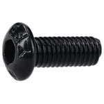 R-TECH 337366 M3 X 8 Hex Socket Button Screws Steel Black - Pack Of 100