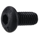 R-TECH 337369 M4 X 8 Hex Socket Button Screws Steel Black - Pack Of 100