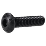 R-TECH 337372 M4 X 16 Hex Socket Button Screws Steel Black - Pack Of 100