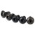 R-TECH 337375 M5 X 10 Hex Socket Button Screws Steel Black - Pack Of 100