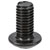 R-TECH 337375 M5 X 10 Hex Socket Button Screws Steel Black - Pack Of 100