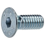 R-TECH 337386 M4 X 10 Hex Socket Countersunk Screws Steel BZP - Pack Of 100