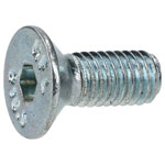 R-TECH 337391 M5 X 12 Hex Socket Countersunk Screws Steel BZP - Pack Of 100
