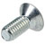 R-TECH 337391 M5 X 12 Hex Socket Countersunk Screws Steel BZP - Pack Of 100