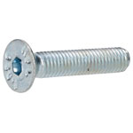 R-TECH 337394 M5 X 25 Hex Socket Countersunk Screws Steel BZP - Pack Of 100