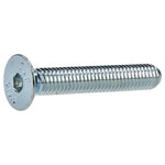 R-TECH 337395 M5 X 30 Hex Socket Countersunk Screws Steel BZP - Pack Of 100