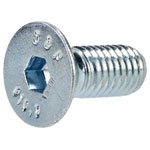 R-TECH 337401 M8 X 20 Hex Socket Countersunk Screws Steel BZP - Pack Of 50