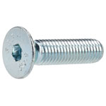 R-TECH 337410 M10 X 40 Hex Socket Countersunk Screws Steel BZP - Pack Of 50