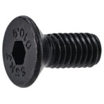 R-TECH 337412 M4 X 10 Hex Socket Countersunk Screws Steel Black - Pack Of 100