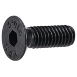 R-TECH 337413 M4 X 12 Hex Socket Countersunk Screws Steel Black - Pack Of 100