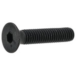 R-TECH 337415 M4 X 20 Hex Socket Countersunk Screws Steel Black - Pack Of 100
