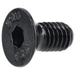 R-TECH 337420 M6 X 12 Hex Socket Countersunk Screws Steel Black - Pack Of 100