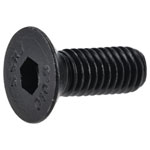 R-TECH 337421 M6 X 16 Hex Socket Countersunk Screws Steel Black - Pack Of 100