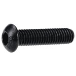 R-TECH 337423 M6 X 25 Hex Socket Countersunk Screws Steel Black - Pack Of 100