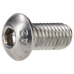 R-TECH 337487 M8 X 16 Hex Socket Button Screws A2 ST/ST - Pack Of 50