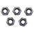 R-TECH 337538 Nylon Insert A2 Stainless Steel Lock Nuts M3 - Pack of 100