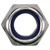 R-TECH 337542 Nylon Insert A2 Stainless Steel Lock Nuts M8 - Pack of 50