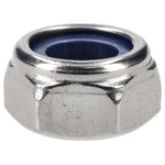 R-TECH 337543 Nylon Insert A2 Stainless Steel Lock Nuts M10 - Pack of 50