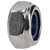 R-TECH 337543 Nylon Insert A2 Stainless Steel Lock Nuts M10 - Pack of 50